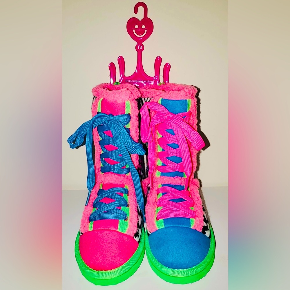 Little Mismatched Farisle Boots | NWT | Size: 13 (Little Girl) | HP